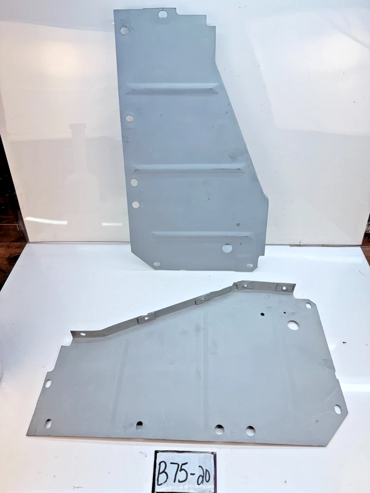 OEM 1956 1957 Chevy BelAir Panel de llenado de motor Protector Radiador Soporte B75-2 Foto 4 de 4