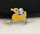 Disney Nightmare Before Christmas Corpse Kid Scary Teddy Duck Railroad Train Pin