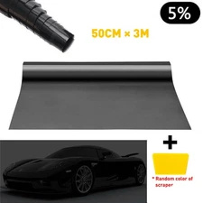 3M 5% Window Roll Film Uncut VLT Tint Car Home Feet Glass Office 20" x 10ft