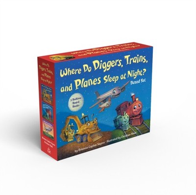 WHERE DO DIGGERS TRAINS & PLANES SLEEP by Brianna Caplan Sayres Hardback