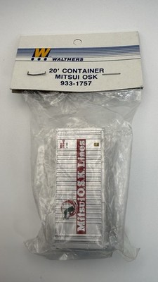HO Walthers 20 Foot Container Mitsui OSK MOL 9331757