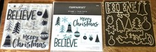 CTMH Z3896 THIN CUTS D1978 JINGLE JOY BELIEVE, merry Christmas, Ornaments