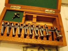 Diatest Small Dial Bore Gage .38" to 1.03"  Probes Machinist Split Anvil Gauge