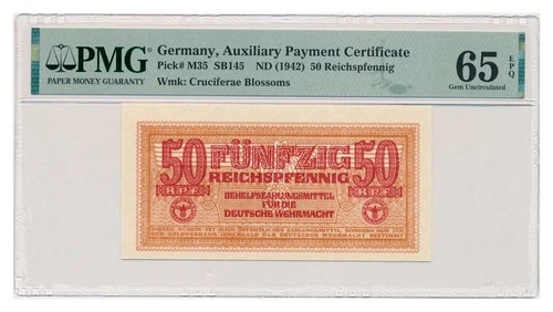 1942 Germany 50 Reichspfennig — photo from the most recent tracked eBay sale