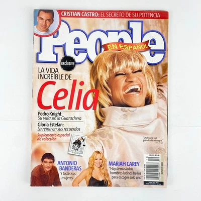 Celia Cruz on People Magazine en Espanol October 2003 Vintage Collectible - Fine - Image 1 of 4