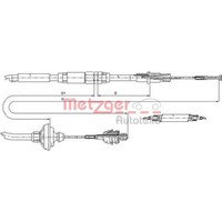 Metzger 10.3149 Seilzug KupplungsbetäTigung FüR Vw Transporter 70B 70C 7DB 7DK