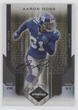2007 Leaf Limited Rookie Monikers Gold /49 Aaron Ross #257 Rookie Auto RC