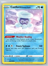 Castform Snowy Form 034/198 Chilling Reign Pokemon TCG Water Basic Weather