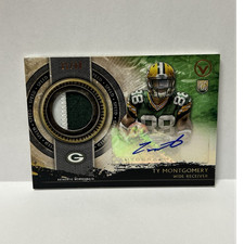 Topps 2015 Valor Ty Montgomery Shield of Honor Autograph Patch #SHA-TM Packers
