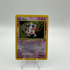 Mr. Mime 6/64 Rare Jungle Pokemon Unlimited Holo Moderately Played