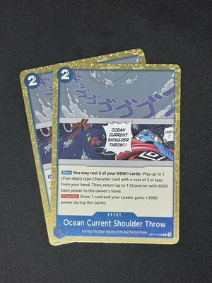 One Piece TCG | 2x Ocean Current Shoulder Throw | Op14-058