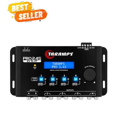Pro 2.4S DSP Crossover full Digital Signal Processor and Equalizer with seque...