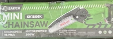 Saker Mini Chainsaw 6" Cordless Electric Chainsaw 20V Batt SK1806K NEW Open Box