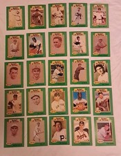 Hygrade Baseball's All-Time Greats (1987) - LOT OF 25 CARDS, GREAT CONDITION