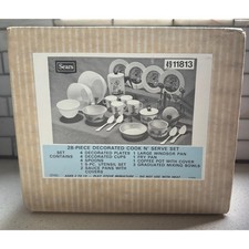 1962 Sears Children's "COOK n' SERVE" Play Set NIB ... Sealed 