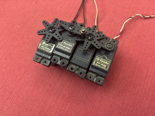 (4) Used Several Futaba Servos S 130 S 128 S38 S138 RC Servos Tested Fine