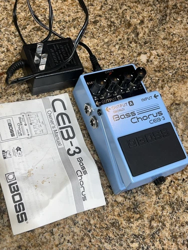 Boss CEB-3 Bass Chorus Bass Guitar Effect Pedal NEAR MINT
