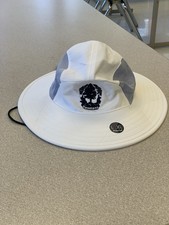 Cappello da golf Sweetens Cove bianco Imperial Bucket nuovo con etichetta ultra RARO L/XL