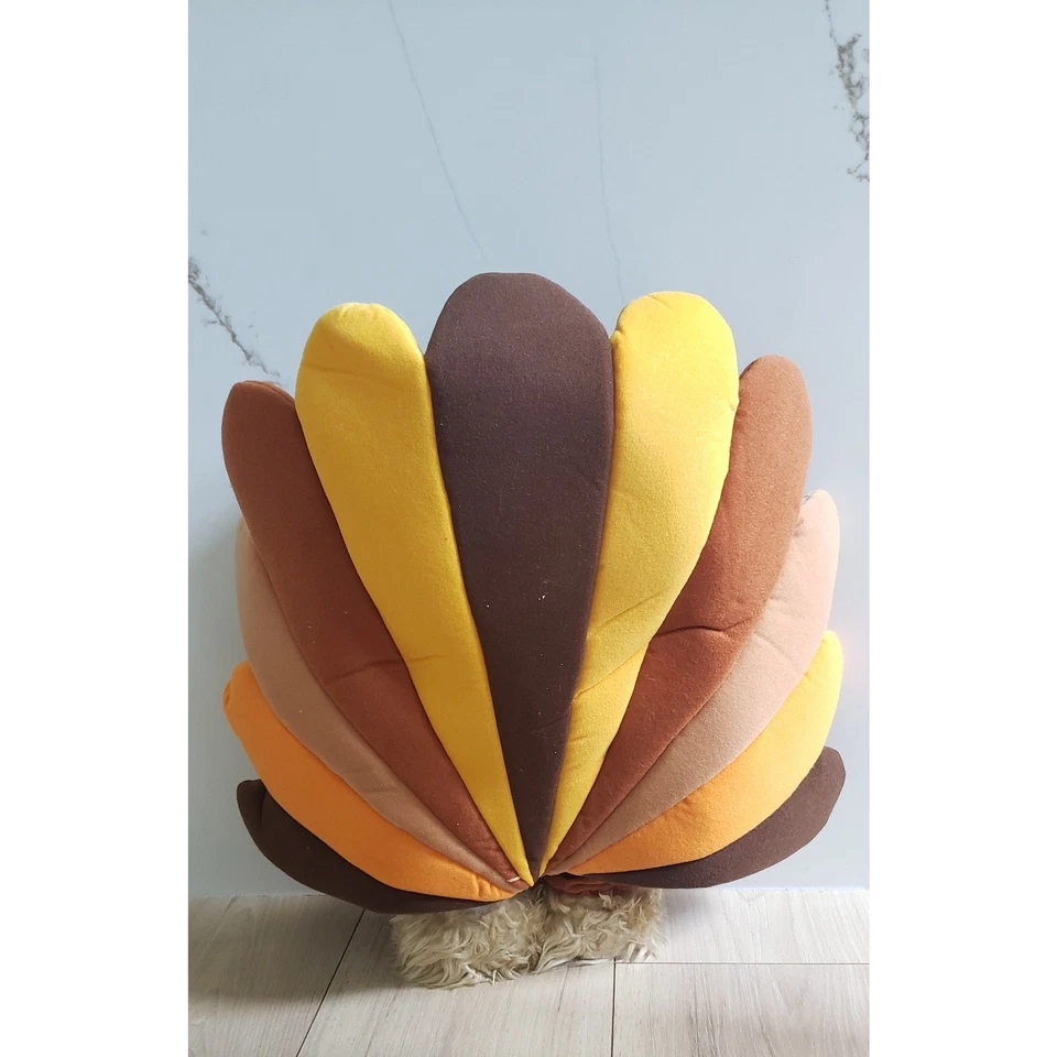 Traditions Harvest Sitter Turkey Plush Bear In Box Thanksgiving Fall Decor - Image 2 of 4