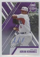 2017 Elite Extra Edition Aspirations Purple 45/50 Adrian Hernandez #138 Auto a7p