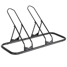 CyclingDeal Fat Bike Parking Rack for 2 Bikes 26"-29" MTB Road Max 4" Tire Width