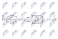 NTY Antriebswelle NPW-ME-219 FüR MERCEDES-BENZ