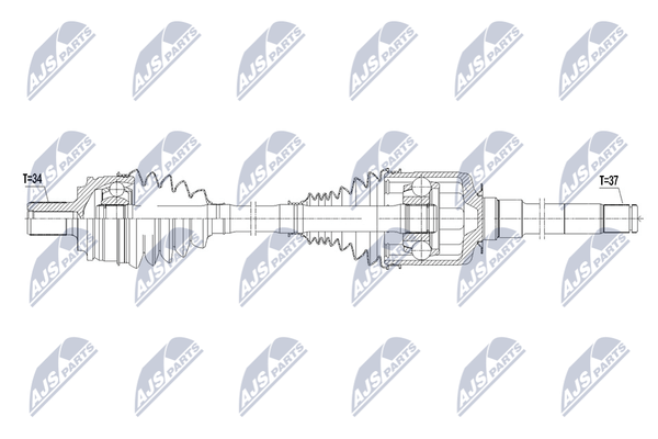 NTY Antriebswelle NPW-ME-219 FüR MERCEDES-BENZ-image