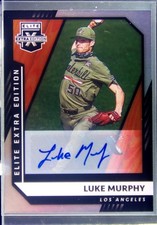 2021 Panini Elite Extra Edition Luke Murphy Auto #110 Angels Signatures