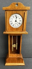 Vintage Miniature Grandfather Pocket Watch Display Holder Stand & Westcolx Watch