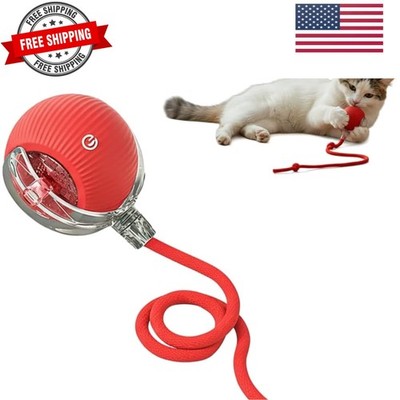 Interactive Cat Toy Ball, Automatic Intercative Cat Toys for Indoor Cats, The...