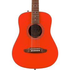 Fender California Standard Redondo Mini Acoustic Guitar Fiesta Red