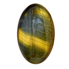Natural Blue Tiger Eye 25.5x16x7 mm Oval Shape Polished Gemstone LS01333-17