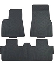 Car Floor Mats Liner for Tesla Model Y 2020-2025 3D Rubber TPE All-Weather Black