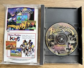 SEGA Saturn Console - Black MK-80000 2 Controllers & 8 Games Lot VIRTUA COP