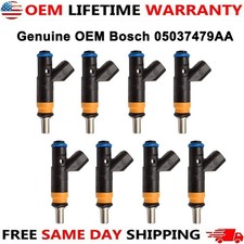 8pcs Bosch Fuel Injectors For 11-17 Ram 1500 2500 3500 Dodge 5.7l V8 05037479aa