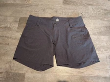 Club Ride Eden Cycling Bike Shorts CR Womens L Gray Adjustable Stretch Pockets