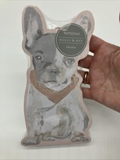 Molly  Rex French Bulldog Notepad 150 Sheets Cute Puppy Stationery Dog Lover