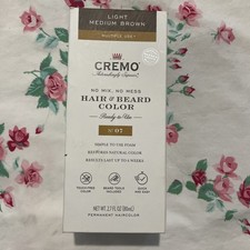 CREMO Light Meldium Brown No Mix No Mess Hair  Beard Color 2.7OZ Retired NEW