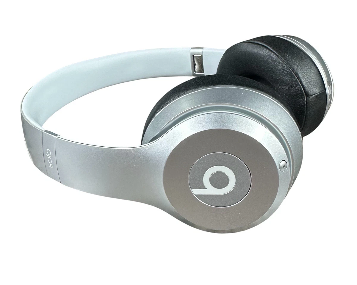 Beats by Dr. Dre Solo2 Silver Headphones for Sale - eBay