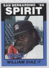 1988 Best San Bernardino Spirit William Diaz #9 0l1
