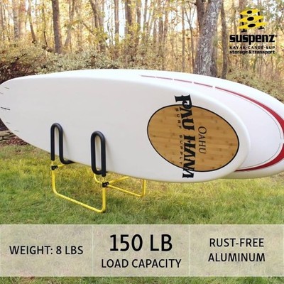 Suspenz Double-Up SUP Stand, Holds 2 Stand Up Paddle Boards or Surfboards, Ye...
