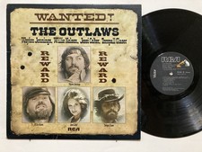 Willie Nelson/Waylon Jennings - The Outlaws LP - reissue - VG/VG+