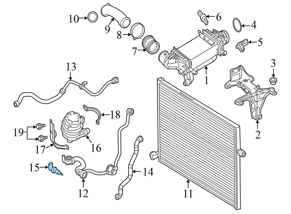 2016-2018 MERCEDES-BENZ G65 AMG - Engine Coolant Temperature Sensor 0009056102 - Image 3 of 4