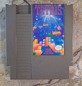 Lot (2) Tetris & Tetris 2- Nintendo NES *TESTED*