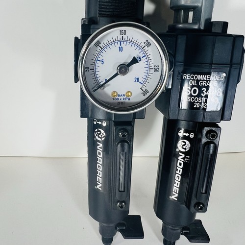 Norgren Excelon Pressure Regulator Microfog Lubricator Assy L72M-2AP-QUP B72G-2 - Picture 3 of 9