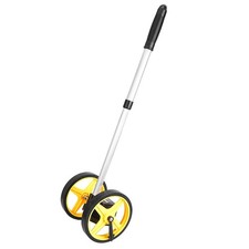 Double Wheel Measuring Wheel High Accuracy Ergonomic Distance Wheel 9999m HOT