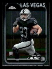 2024 Topps Chrome #280 Dylan Laube RC Rookie Las Vegas Raiders
