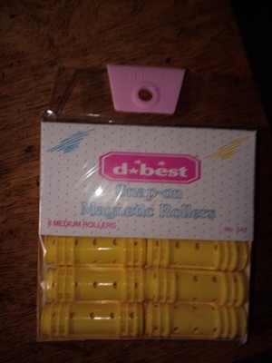Vintage D Best Magnetic Hair Rollers 1pks 8 Each Pack Size 11/16'' Medium 