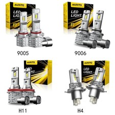 AUXITO H11 9006 9005 H4 9003 LED Headlight Fog Bulb High Low Beam 6500K H