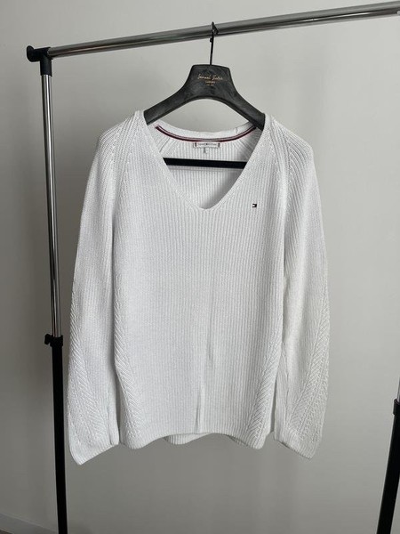 Women Tommy Hilfiger Sweater White 40 / L / 48